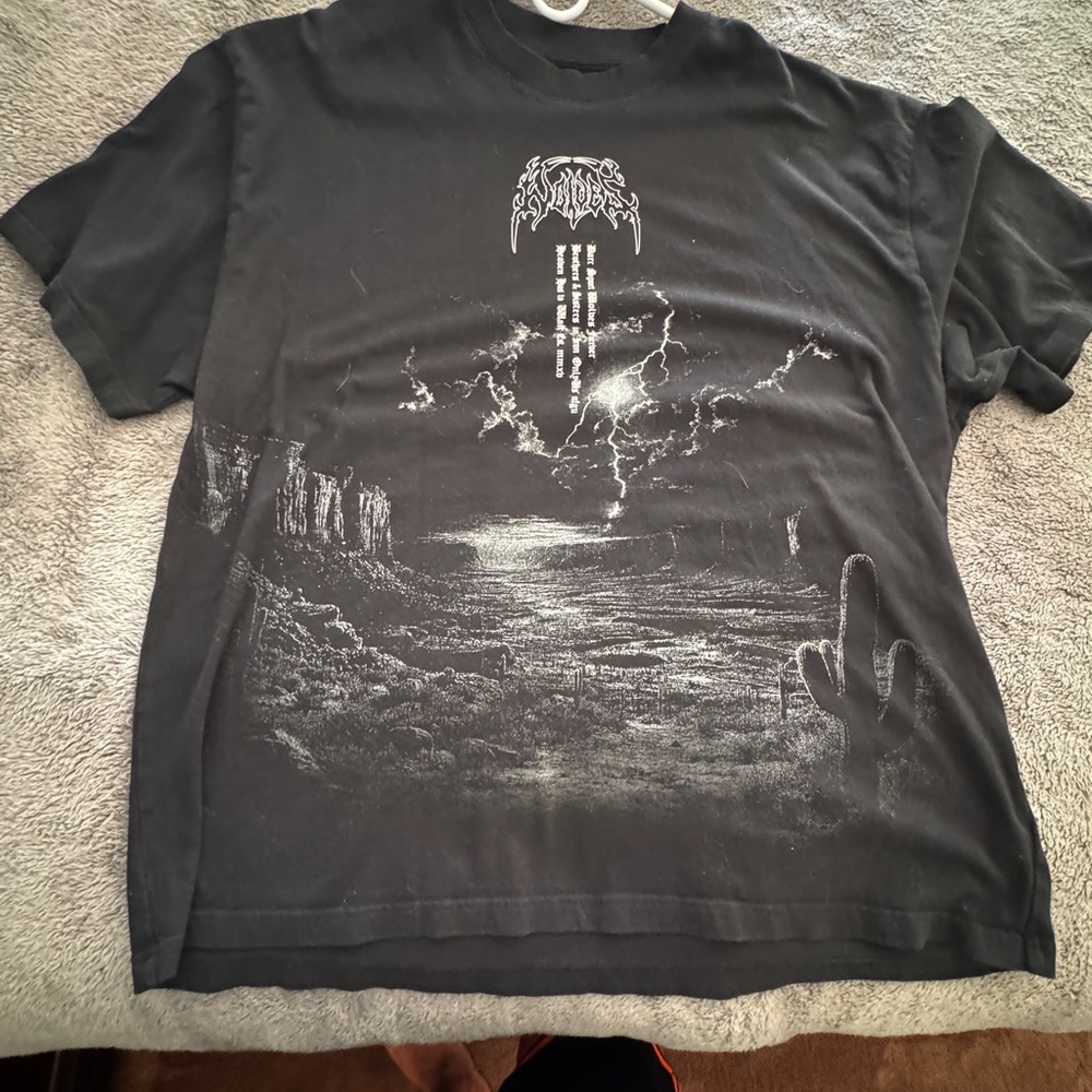 Darc Sport Black Short Sleeve Graphic Tee Heaven has to Wait Size 3 XL